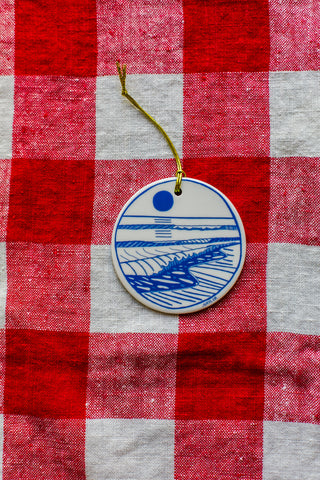 Seaside Porcelain Ornament